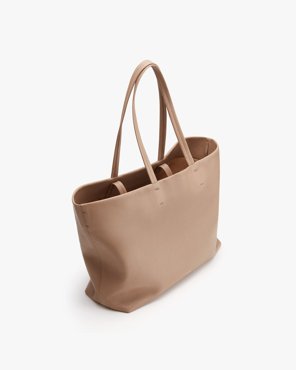 Tote bag with two handles and open top.