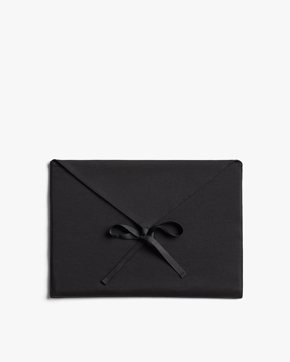 Rectangular envelope tied with a bow in the center.