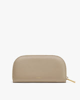 Rectangular clutch bag with zipper and minimalistic design