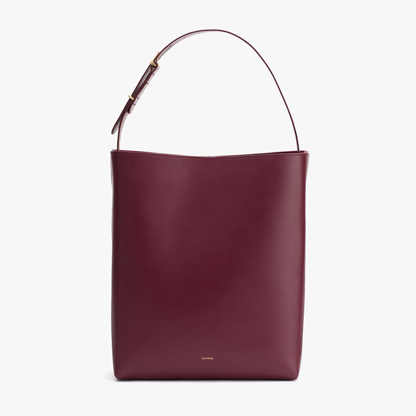 Cuyana burgundy tote store