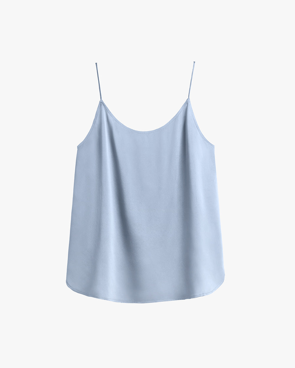 Sleeveless top with thin straps displayed against a plain background