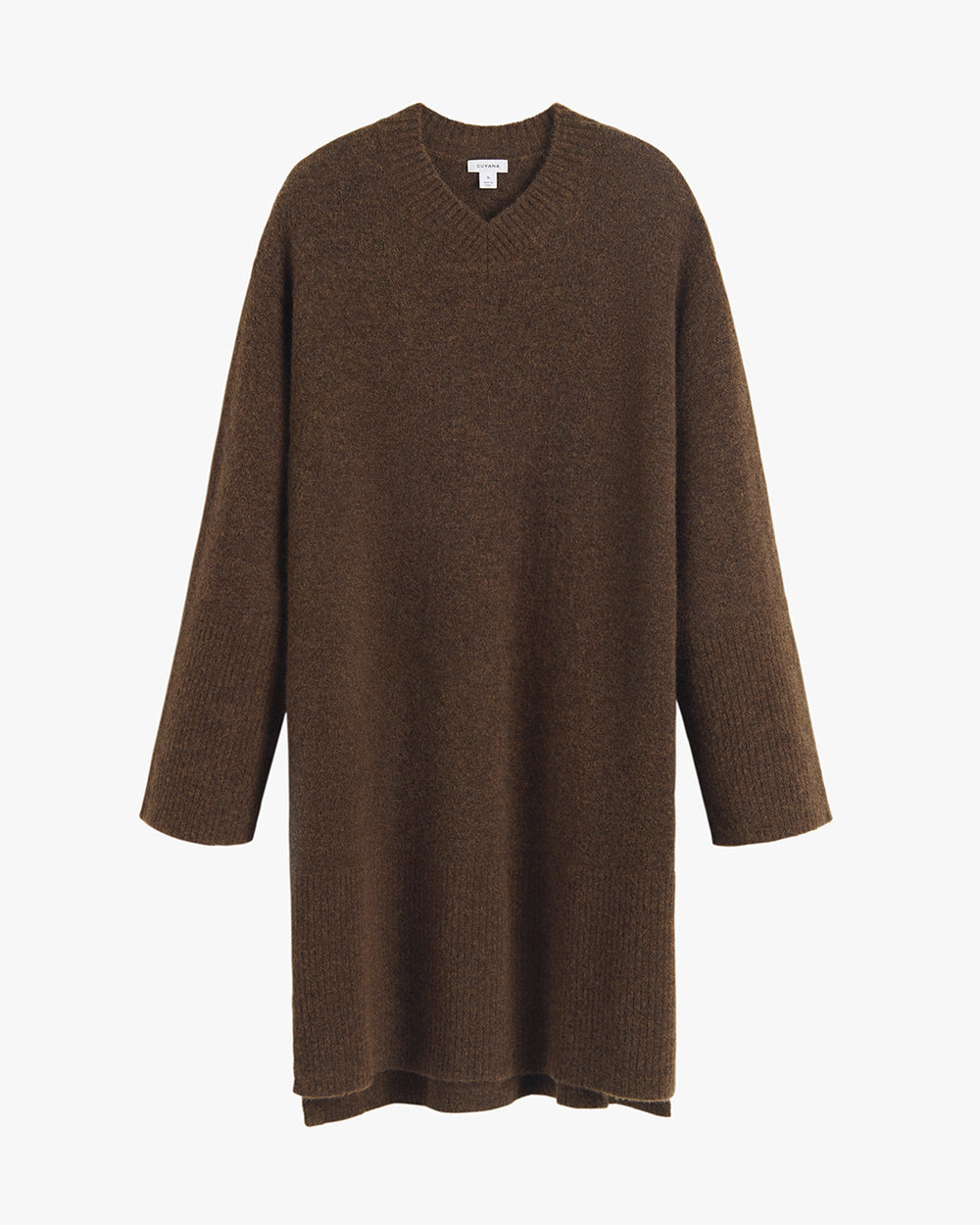 wool blend long sleeve sweater dress zaveiop Women's Merino Wool Blend Sweater Dress Fashion 2025 Fall Winter Sexy Collar Fur Dress Long Sleeve Ribbed Knit Dress (Dark Green, M)