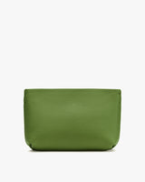 A small rectangular pouch with a soft texture.