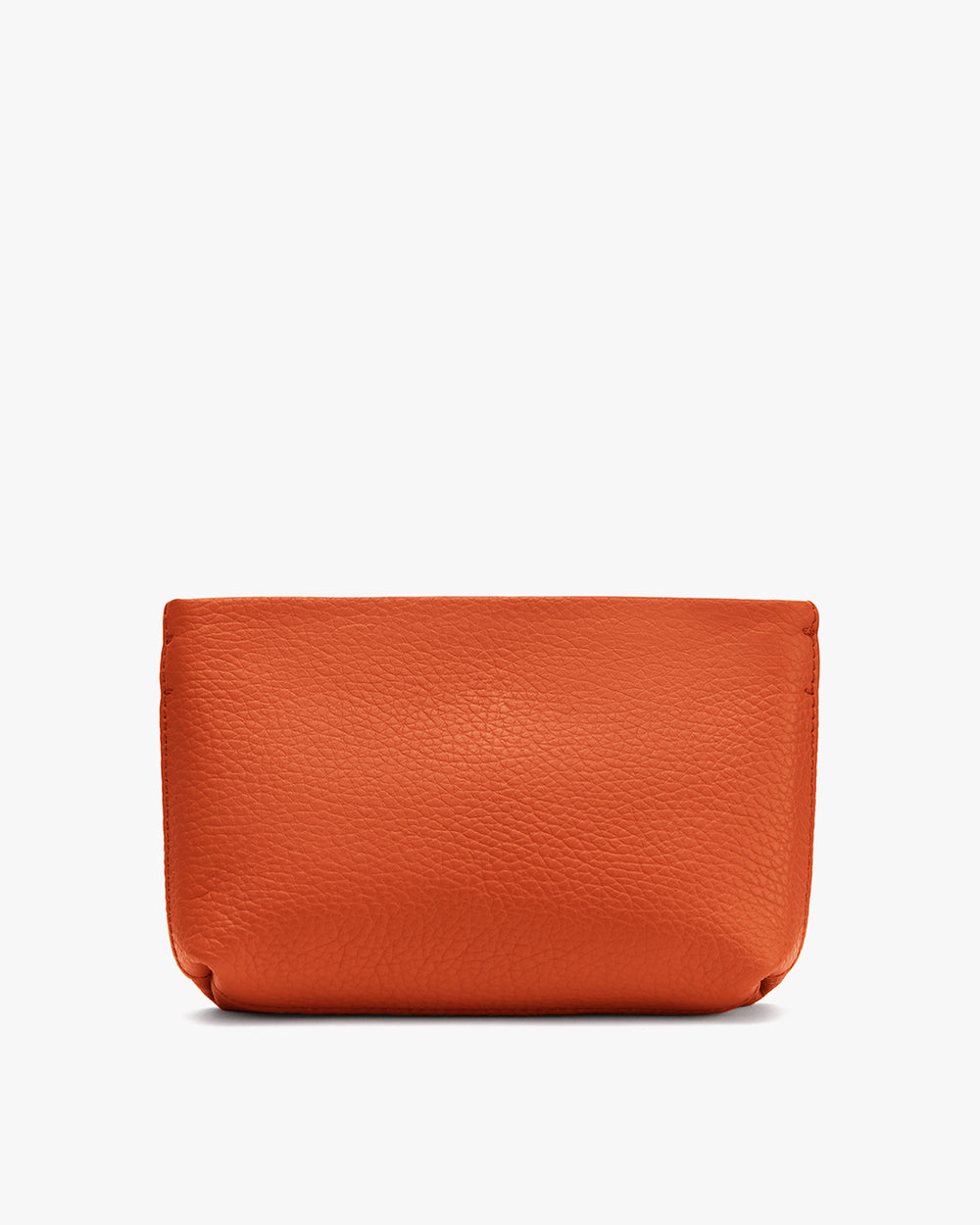 Rectangular pouch with a smooth surface on a plain background.