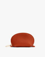 Small zippered pouch with a pebbled texture.