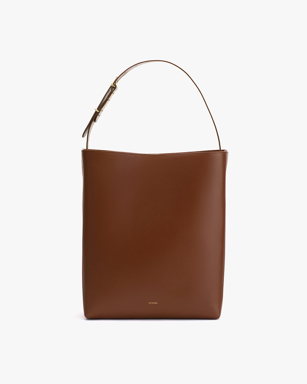 A handbag with a single strap and rectangular shape.