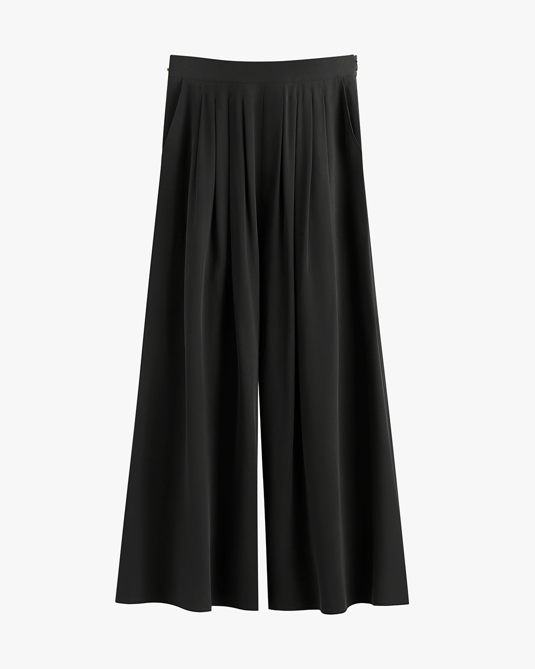 Washable Silk Cropped Pleated Pant – Cuyana