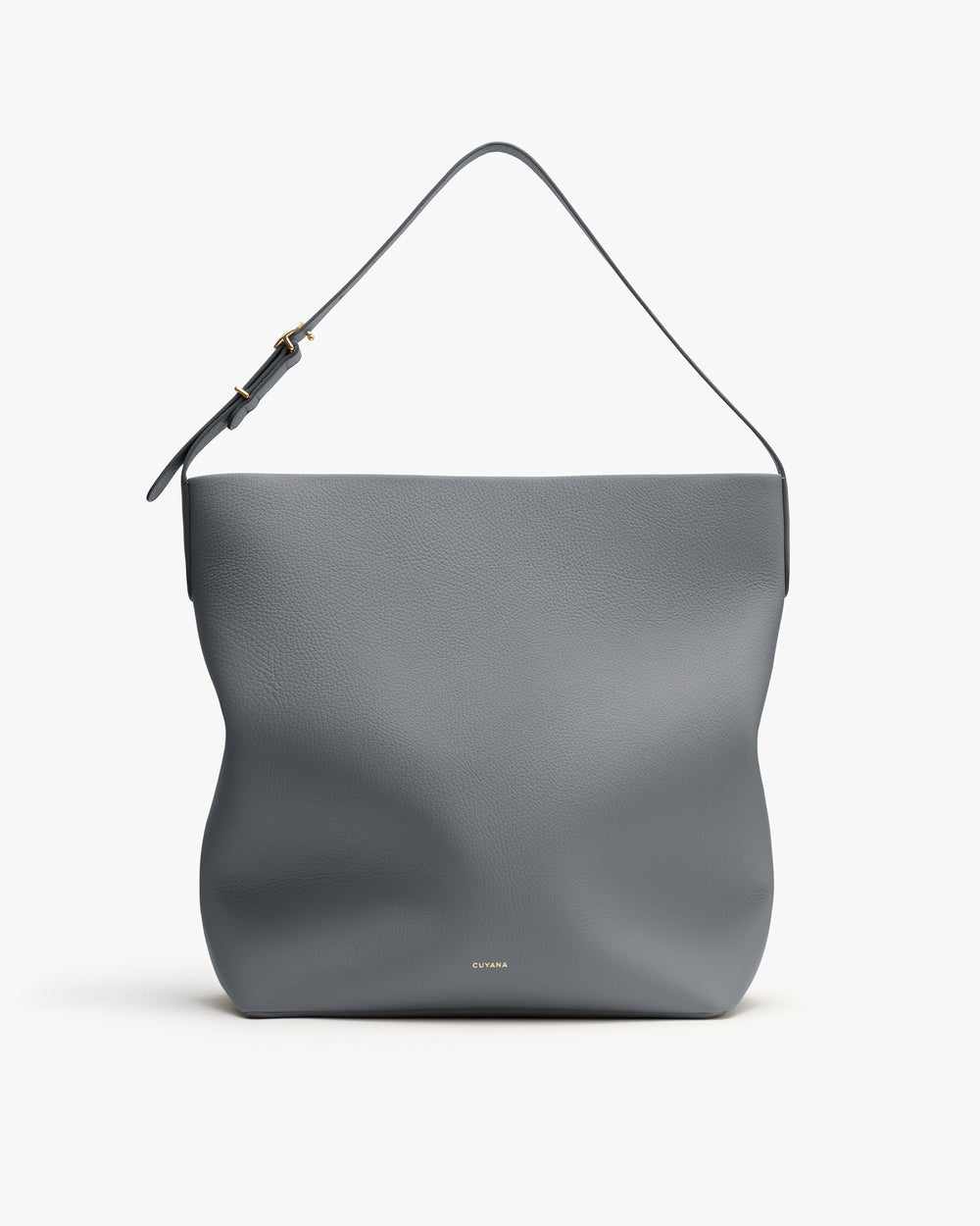 Shoulder handbag with structured design and minimalist style.