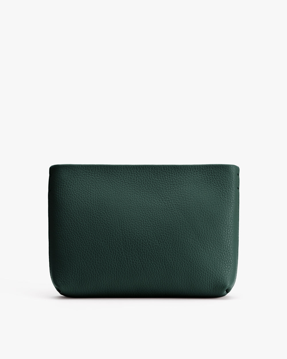 Rectangular textured pouch against a plain background.