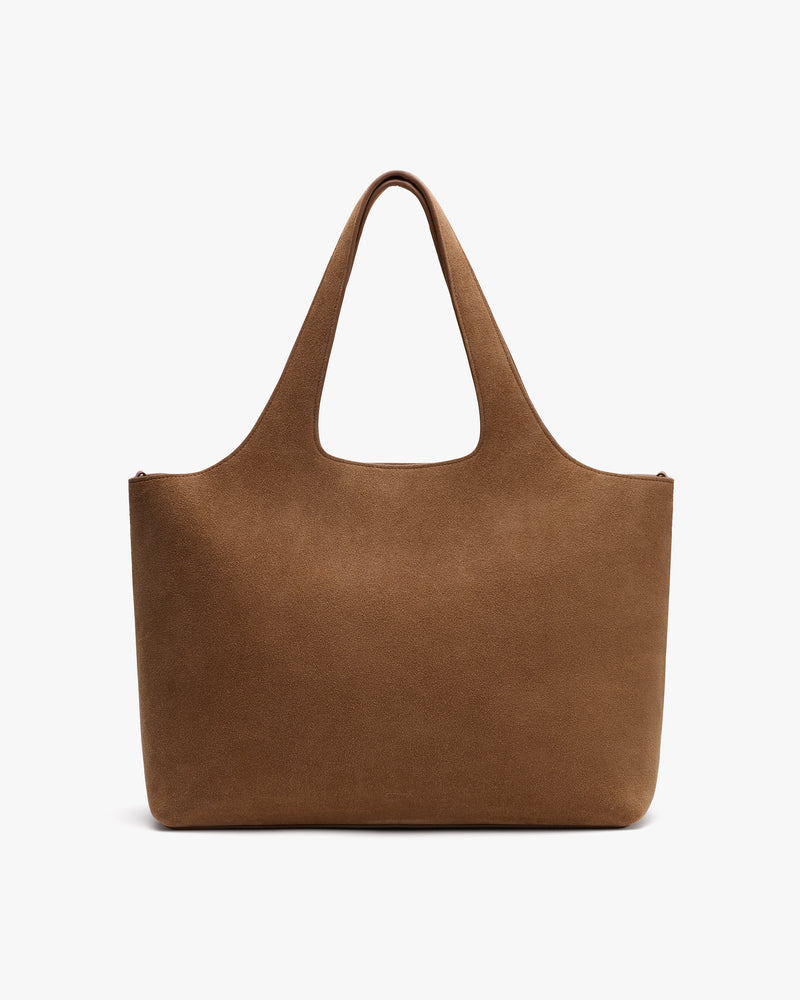 Tote bag with a simple design and two handles.