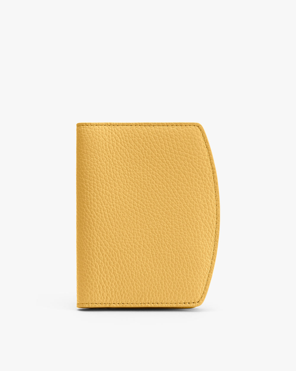 Rectangular wallet with textured surface.