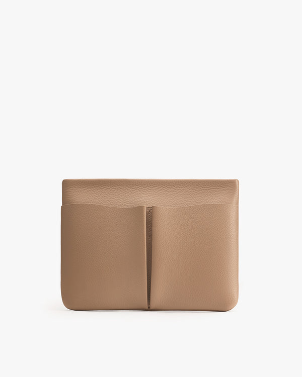 Rectangular tablet sleeve with a front pocket.