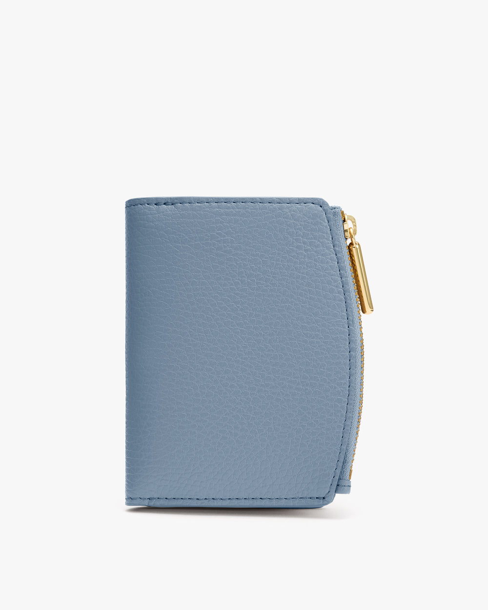 Small wallet with a zipper on the right side.