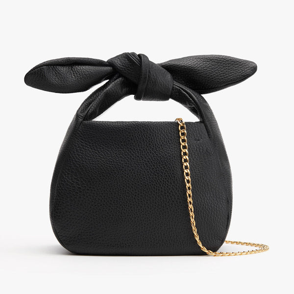 Black bow bag best sale
