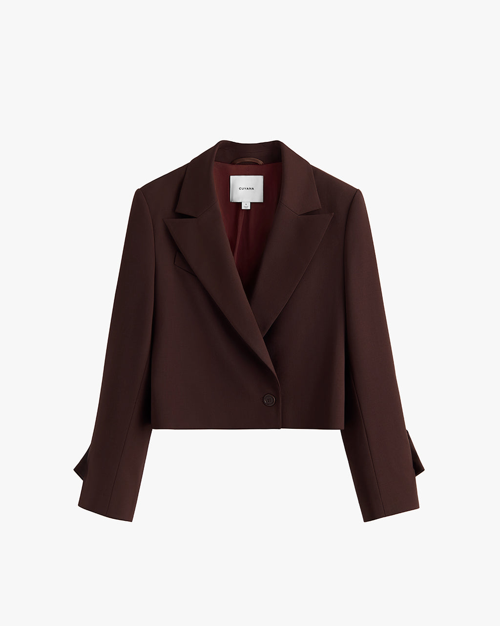 Wool Cropped Blazer