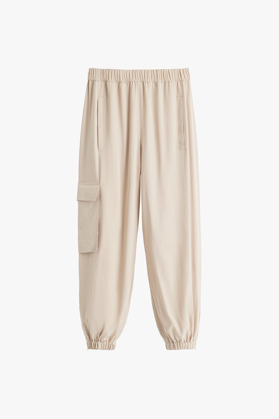 Washable Silk Wide-Leg Cropped Pant – Cuyana
