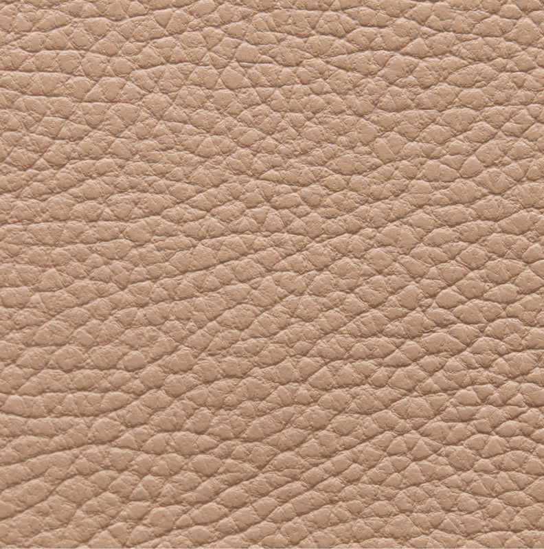 Close-up of textured leather material.