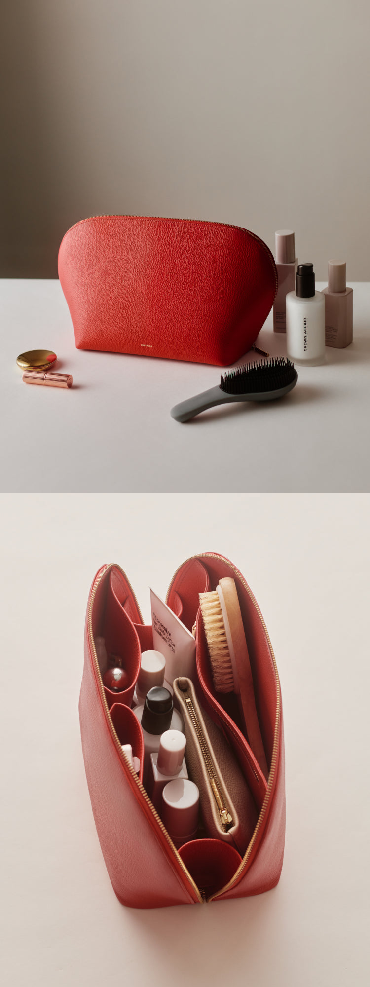 cuyana travel makeup bag Beauty Roll Cuyana is a women Mini Travel Case Cuyana