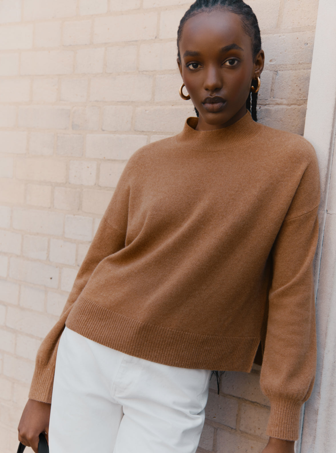 Single Origin Cashmere Cropped Sweater