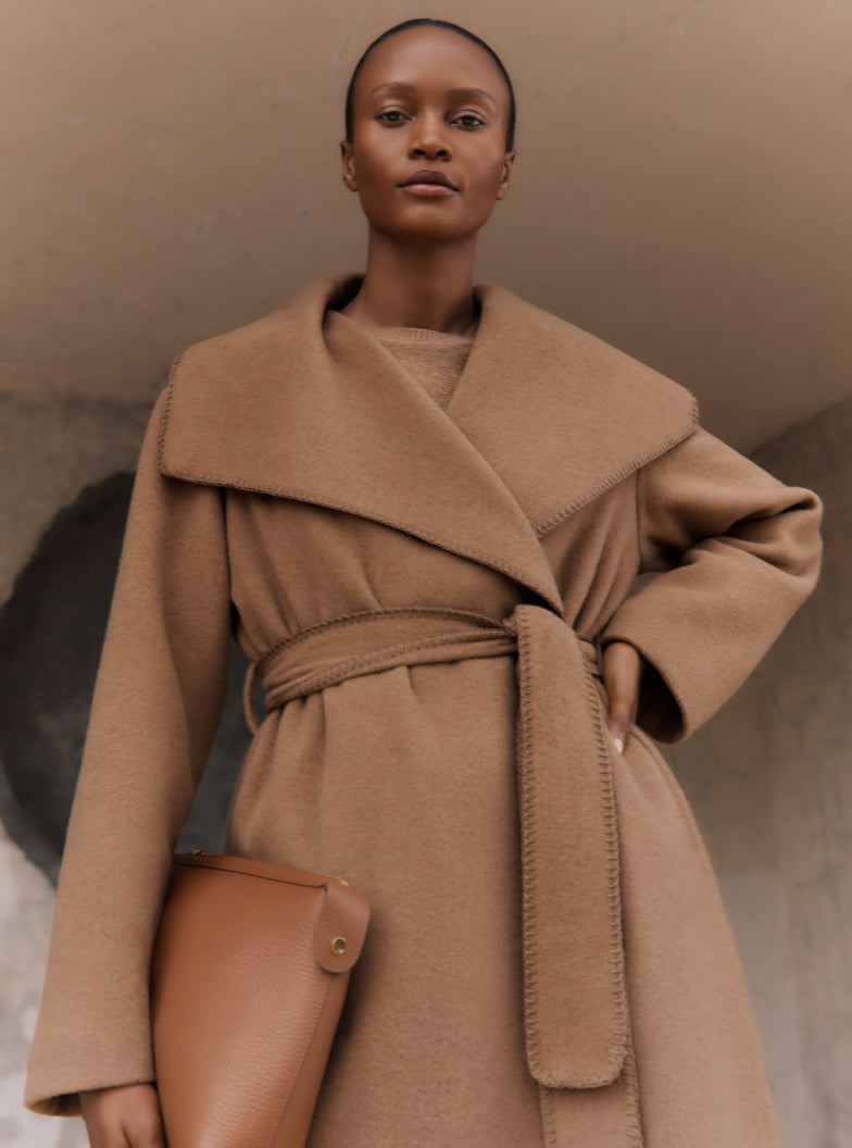 cuyana short wrap coat