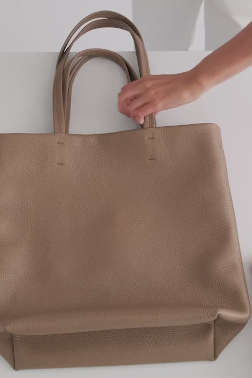 The Row Beige & Taupe Park Tote - ShopStyle