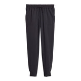 Pair of jogger pants with drawstring and pockets.