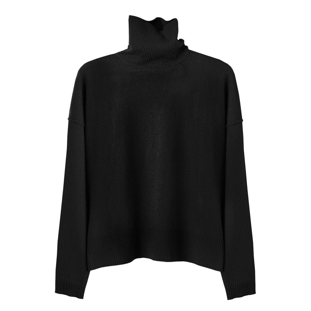 Wool Cashmere Turtleneck Sweater Cuyana