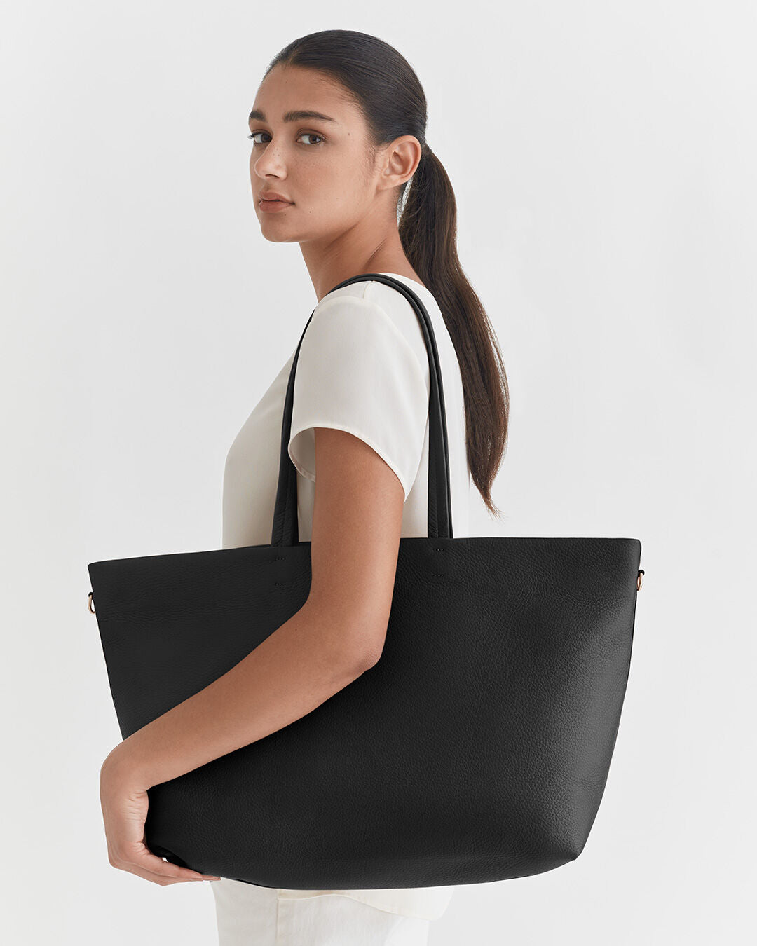 Tote bag for women foldable tote bag with zipper large shoulder bag
