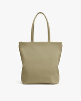 Tote bag standing upright against a plain background.