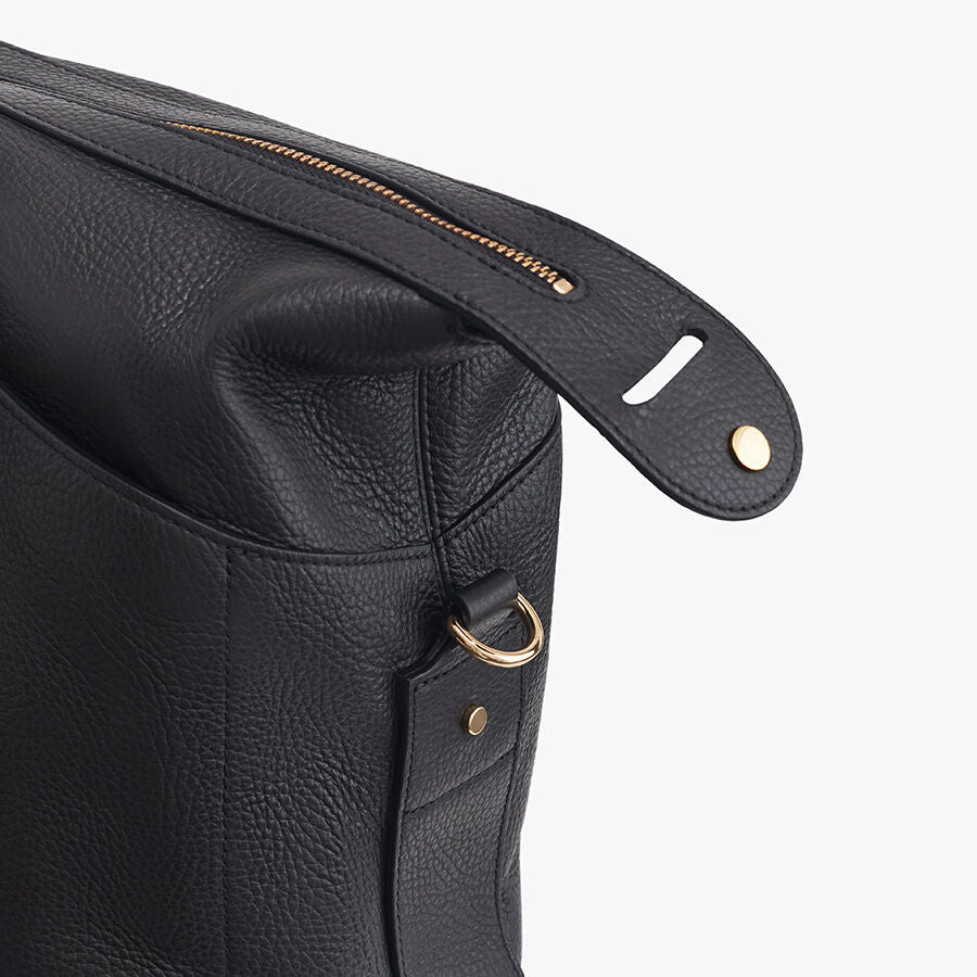 Black/Grey LEATHER Louis_Vuitton Male Sling Bag, Size: Zero Size