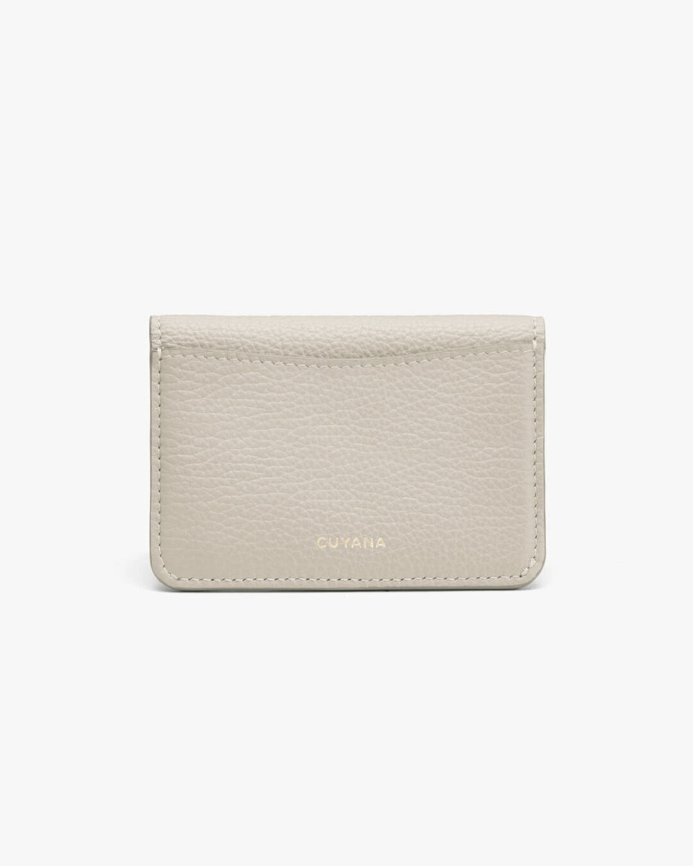 Plain wallet with brand name embossed on front.