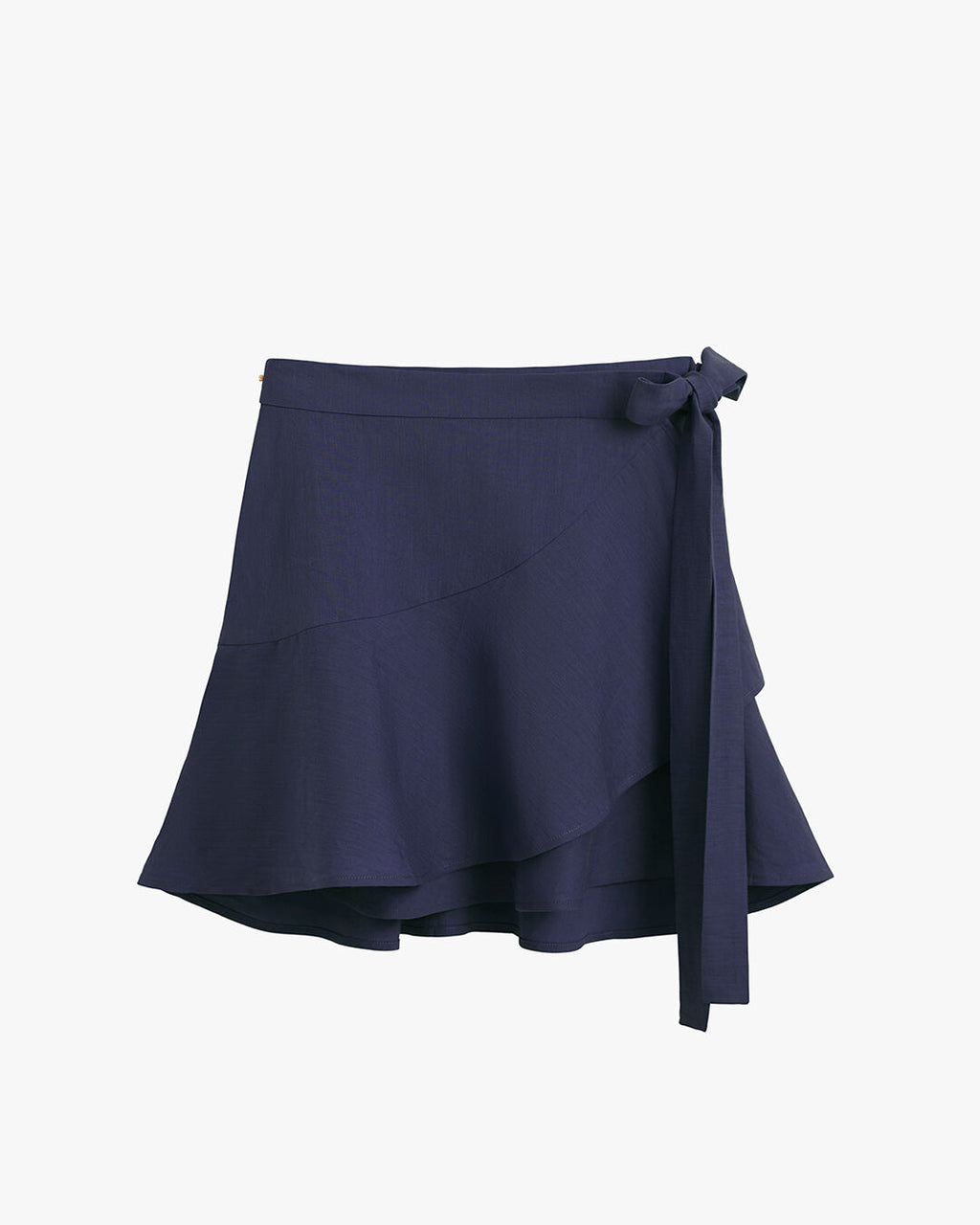 Cienna Reversible Wrap Skirt Blue - Lovebird Boutique