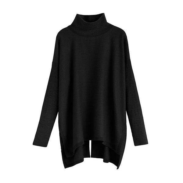 Open back turtleneck sweater store