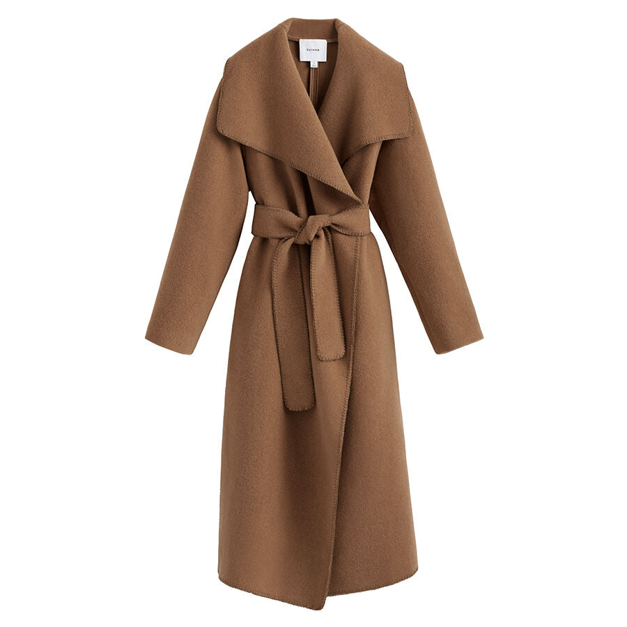 Cuyana Wool Cashmere Sweater Coat