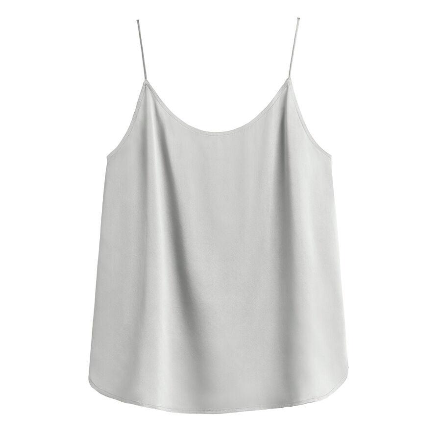 Washable Charmeuse Cross Back Cami