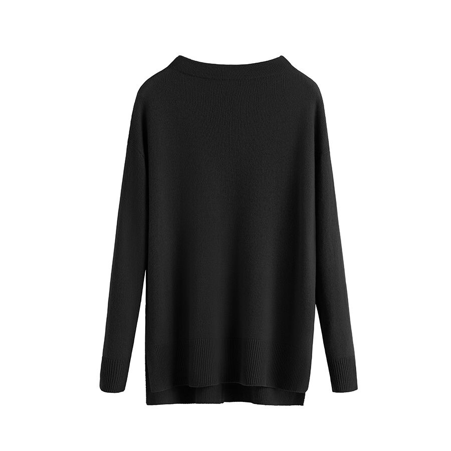 Single Origin Cashmere Funnel Neck Sweater