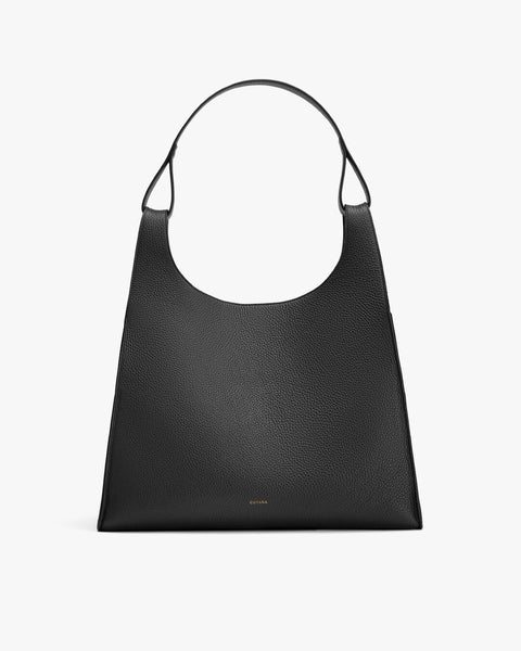 Cuyana, Bags, Cuyana Double Loop Bag Caramel Pebbled Leather Size Medium