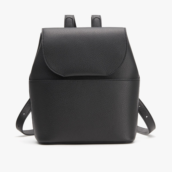 Cuyana Leather Backpack Black Made in Italy Minimalist Luxury Bag GUC Leather Backpack 16-inch – Cuyana main image 3