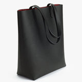 Tote bag standing upright with two handles