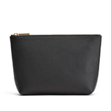 Small zippered pouch on a plain background.